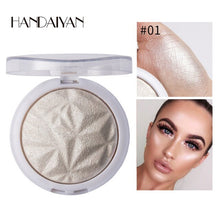 Încarcă imaginea în vizualizatorul Galerie, HANDAIYAN Contour Powder Makeup Shimmer Highlighter Beauty Face Glitter Highlighter Palette Glow Facial Palette Cosmetics Gifts