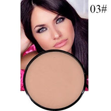 Încarcă imaginea în vizualizatorul Galerie, NITRQ 3 Colors Beauty Makeup Natural Face Powder Foundation Long Lasting Oil Control Smooth Pressed Powder Compact With Puff