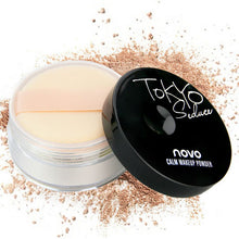 Încarcă imaginea în vizualizatorul Galerie, Smooth Loose Powder Makeup Transparent Finishing Powder Waterproof Cosmetic For Face Finish Setting With Puff TF 4 Colors