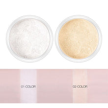 Încarcă imaginea în vizualizatorul Galerie, O.TWO.O Smooth Loose Powder Face Makeup Transparent Matte Finishing Powder with Cosmetic Puff for Face Finish Setting