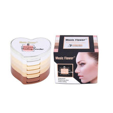 Încarcă imaginea în vizualizatorul Galerie, Five-layer Pressed Powder Cover Blemishes Even Skin Tone Brighten Makeup Effect Makeup Pressed Powder New Arrival

