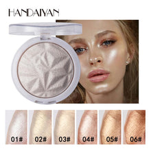 Încarcă imaginea în vizualizatorul Galerie, HANDAIYAN Contour Powder Makeup Shimmer Highlighter Beauty Face Glitter Highlighter Palette Glow Facial Palette Cosmetics Gifts
