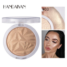 Încarcă imaginea în vizualizatorul Galerie, HANDAIYAN Contour Powder Makeup Shimmer Highlighter Beauty Face Glitter Highlighter Palette Glow Facial Palette Cosmetics Gifts
