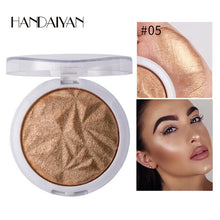 Încarcă imaginea în vizualizatorul Galerie, HANDAIYAN Contour Powder Makeup Shimmer Highlighter Beauty Face Glitter Highlighter Palette Glow Facial Palette Cosmetics Gifts
