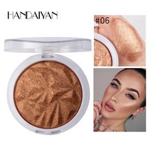 Încarcă imaginea în vizualizatorul Galerie, HANDAIYAN Contour Powder Makeup Shimmer Highlighter Beauty Face Glitter Highlighter Palette Glow Facial Palette Cosmetics Gifts
