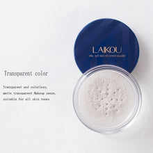 Încarcă imaginea în vizualizatorul Galerie, LAIKOU Matt Powder Long Lasting Oil Control Makeup 3 Colors Loose Powder Natural Waterproof Concealer Loose Powder Firm Skin 15g
