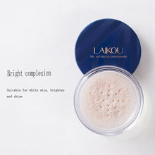 Încarcă imaginea în vizualizatorul Galerie, LAIKOU Matt Powder Long Lasting Oil Control Makeup 3 Colors Loose Powder Natural Waterproof Concealer Loose Powder Firm Skin 15g
