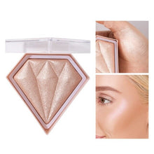Încarcă imaginea în vizualizatorul Galerie, 1 PC 5 colors Diamond Highlighter Facial Palette Makeup Glow Face Contour Shimmer Powder Illuminator Highlight
