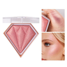 Încarcă imaginea în vizualizatorul Galerie, 1 PC 5 colors Diamond Highlighter Facial Palette Makeup Glow Face Contour Shimmer Powder Illuminator Highlight
