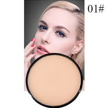 Încarcă imaginea în vizualizatorul Galerie, NITRQ 3 Colors Beauty Makeup Natural Face Powder Foundation Long Lasting Oil Control Smooth Pressed Powder Compact With Puff
