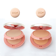 Încarcă imaginea în vizualizatorul Galerie, 2 In 1 Multi-use Ladies Face Powder Mineral Foundations Oil-control Brighten Concealer Whitening Perfect Makeup Base LDO
