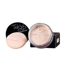 Încarcă imaginea în vizualizatorul Galerie, Smooth Loose Powder Makeup Transparent Finishing Powder Waterproof Cosmetic For Face Finish Setting With Puff TF 4 Colors
